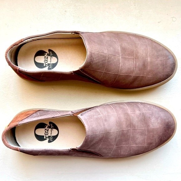 5028 Fifty-Twenty Eight Brown Glen Plaid Leather Slip On Shoes Men’s EU 40 US 7 - Picture 8 of 15